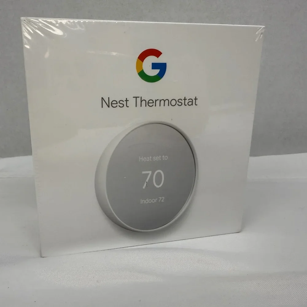 Google Nest Thermostat Smart Programmable WiFi Snow White GA01334-US New